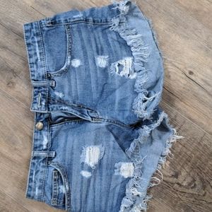 Free People Denim Shorts